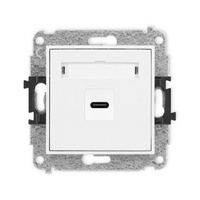 KARLIK MINI 25MGUSB-7  Gniazdo pojedyńcze  1xUSB C-C
