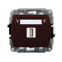 KARLIK TREND 4GUSB-5  Gniazdo pojedyńcze  USB A-A 3.0