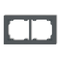 KARLIK DECO 28DR-2 Ramka uniwersalna podwójna z tworzywa