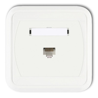 KARLIK LIZA GLK-1e Gniazdo komputerowe pojedyncze 1xRJ45