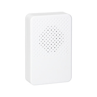 Dzwonek przewodowy elektroniczny jednotonowy LARK MAXI AC, 230V, śnieżnobiały