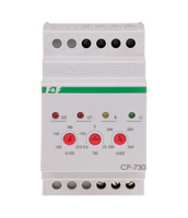 F&F Przekaźnik napięciowy CP-730 trójfazowy, z blokadą czasową